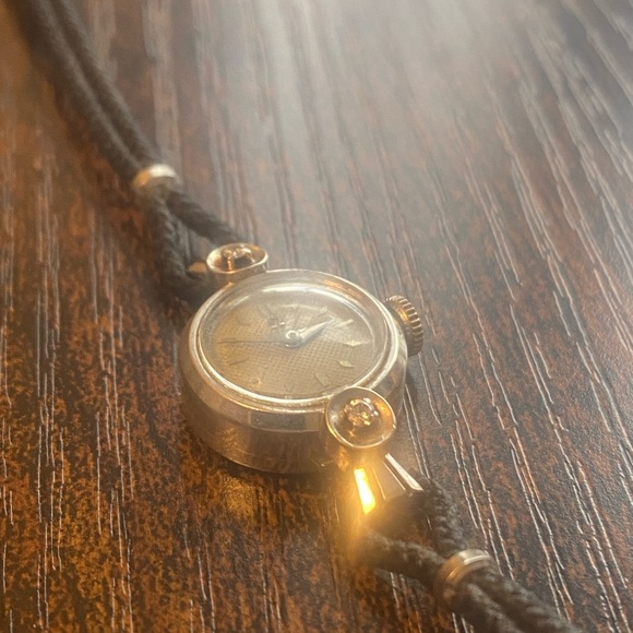 Vintage 1950’s Ladies Omega Cal.480 14ct White Gold Cocktail Watch - Picture 9 of 11